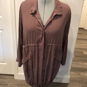 NWT Torrid 4X Crinkle Gauze Anorak